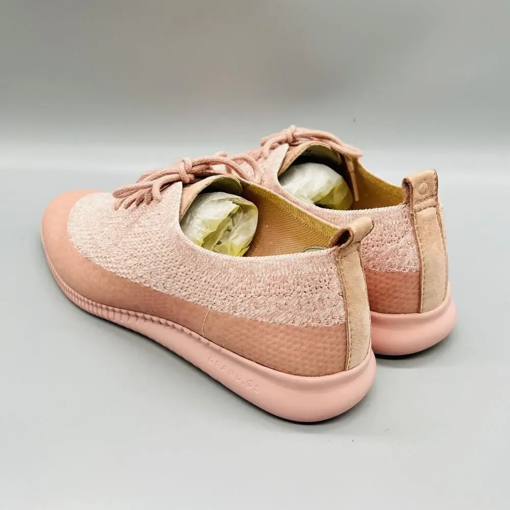 Cole Haan Shoes Womens 8 Pink Knit 2.ZEROGRAND Low Top Sneakers Comfort Casual